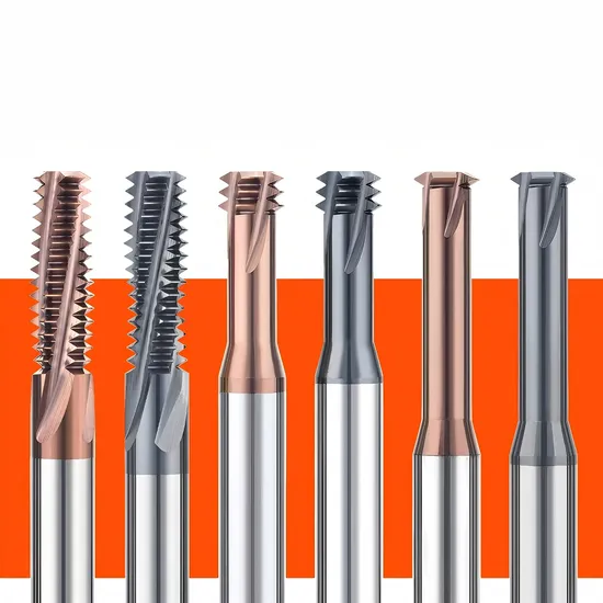 Mts Carbide Thread Milling Cutter with 3-Tooth